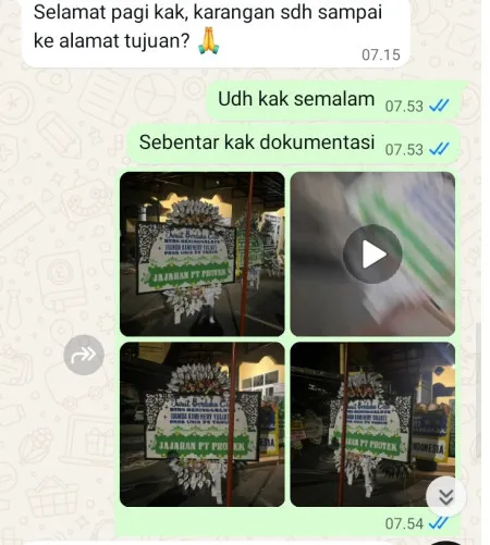 Pengiriman Papan Bunga Selamat Kota Tua
