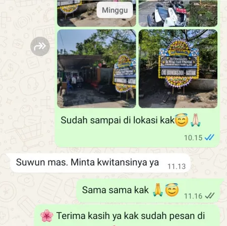 Pengiriman Papan Bunga Duka Kota Tua