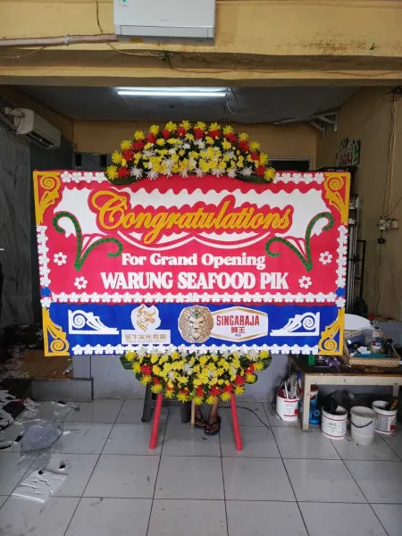 Papan Bunga Ucapan Selamat Kota Tua