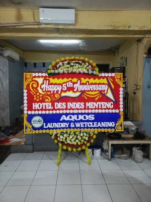Papan Bunga di Kota Tua